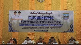 Bupati Pasaman Barat, Yulianto membuka Musyawarah Perencanaan Pembangunan (Musrenbang) Rencana Kerja Pemerintah Daerah (RKPD) Kabupaten Pasaman Barat Tahun 2027 di Aula Kantor Bupati, Kamis (12/3/2026).