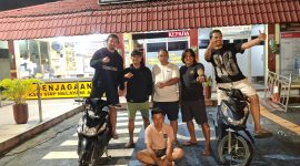 Tim 1 Klewang Satreskrim Polresta Padang berhasil mengamankan seorang pemuda yang diduga terlibat dalam kasus pencurian sepeda motor.(Sumber Foto: Doc Tim 1 Klewang)