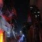 Sebuah rumah hunian dua lantai di kawasan padat penduduk di Kota Padang dilalap si jago merah pada Senin malam (9/3/2026).
