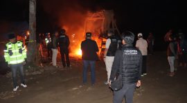 Kapolres Sawahlunto Pimpin Pemusnahan Sarana Tambang Liar.