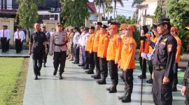 Kepolisian Resor (Polres) Pasaman Barat, Sumatera Barat (Sumbar), melaksanakan Apel Gelar Pasukan Operasi Ketupat 2026, di halaman Mako Polres setempat, Kamis (12/3/2026).