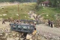 Dua jembatan Bailey Presisi di Kabupaten Agam telah selesai dibangun dan sudah dapat digunakan oleh masyarakat.