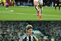 Kylian Mbappe Dan Anthony Gordon Saat Melakukan Selebrasi Usai Cetak Gol 