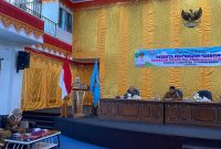 Pemerintah Kabupaten Pasaman Barat (Pasbar) menggelar Pertemuan Gerakan Orang Tua Asuh Cegah Stunting (GENTING) tingkat kabupaten tahun 2026, Selasa (14/4/2026), di Aula Kantor Bupati.