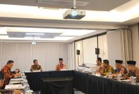 Bupati Pasaman Barat, Yulianto, bersama Sekretaris Daerah Doddy San Ismail menghadiri Forum Ekselerator Negeri 2026 yang digelar di Palembang, Sabtu (25/4/2026).