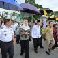 Gubernur Sumatera Barat, Mahyeldi Ansharullah, menegaskan posisi penting Kota Bukittinggi dalam sejarah bangsa saat mendampingi kunjungan kerja Menteri Pariwisata RI, Widiyanti Putri Wardhana, di Bukittinggi, Rabu (29/4/2026).
