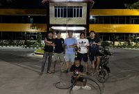 Seorang pria berinisial AJ (24) diamankan Tim 1 Klewang Polresta Padang.