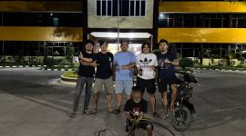 Seorang pria berinisial AJ (24) diamankan Tim 1 Klewang Polresta Padang.