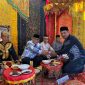 Suasana kebersamaan dan kentalnya nilai adat mewarnai syukuran batagak kudo-kudo Masjid Multazam Istana Tuanku Bosa Kabuntaran Talu.