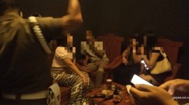 Satuan Polisi Pamong Praja (Satpol PP) dan Pemadam Kebakaran Kabupaten Pasaman Barat melaksanakan operasi penyakit masyarakat (pekat) di Jorong Silaping, Nagari Batahan, Kecamatan Ranah Batahan, Sabtu (9/5/2026).