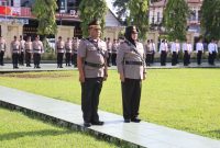 Polres Pasaman Barat menggelar Upacara Serah Terima Jabatan (Sertijab) Kabag Ren pada Sabtu pagi (9/5/2026), di lapangan apel Mako Polres setempat.