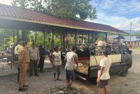 Sehari jelang lebaran Idul Adha dua ekor sapi dari Alumni Fakultas Kedokteran Unand dan BPBD Padang telah sampai di depan huntara lubuk buaya kecamatan koto tangah kota padang selasa petang ( 26/5/2026).