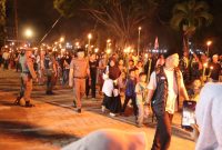 Rute pawai dimulai dari Rumah Dinas Bupati, melintasi Rumah Dinas Sekda, SMPN 1 Pasaman, Jalan Cindua Mato, Polres Pasaman Barat, BNNK, Kantor Kementerian Agama, Pengadilan Agama, BPKD, dan kembali berakhir di kawasan Kantor Bupati Pasaman Barat.