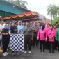 Semangat kebersamaan mewarnai peringatan Hari Bhayangkara ke-80 di Mapolres Pasaman Barat, Sabtu (27/6/2026).