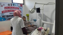Dalam rangka menyemarakkan Hari Ulang Tahun (HUT) Bhayangkara Tahun 2026, Klinik Polres Agam menggelar kegiatan Pemeriksaan Kesehatan Gratis (CKG) bagi anggota Polri dan masyarakat umum, Rabu (17/6/2026).