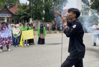 Koordinator Aliansi Mahasiswa Pasaman Barat (AMPB), Ridho Kurnia.