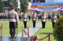 Kepolisian Resor (Polres) Pasaman Barat menggelar upacara Serah Terima Jabatan (Sertijab) sejumlah Pejabat Utama (PJU) dan Kapolsek Sungai Beremas di halaman Mapolres Pasaman Barat, Sabtu (1/8/2026).
