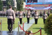 Kepolisian Resor (Polres) Pasaman Barat menggelar upacara Serah Terima Jabatan (Sertijab) sejumlah Pejabat Utama (PJU) dan Kapolsek Sungai Beremas di halaman Mapolres Pasaman Barat, Sabtu (1/8/2026).