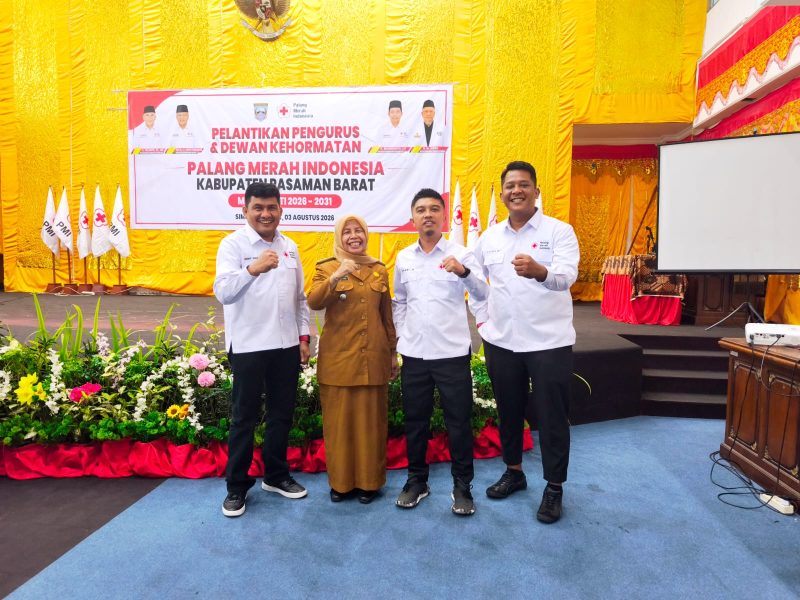Resmi dilantik sebagai pengurus baru PMI Pasaman Barat, Tiga Putra Talamau Siap Perkuat Gerakan Kemanusiaan