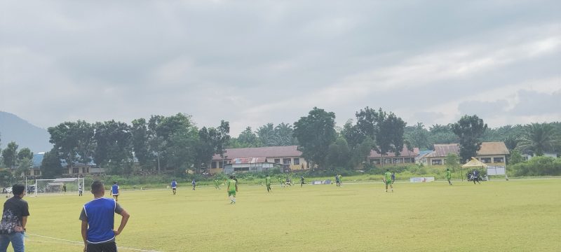 Pertandingan sengit tersaji dalam ajang Bupati Cup 2026 yang mempertemukan tim Kodim 0305 Pasaman bersama wartawan melawan tim Polres Pasaman Barat di GOR Tuah Basamo, Padang Tujuh, Jumat (14/8/2026) pagi.