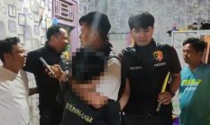 Tim URC Satreskrim Polres Pasaman Barat Mengamankan Seorang Pemuda Yang Mengamuk Menggunakan Sebilah Pisau   