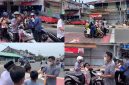 Aliansi Mahasiswa Pariaman Bersatu menggelar aksi sosial bertajuk “1 Masker 1000 Kebaikan” dengan membagikan masker gratis kepada masyarakat di kawasan Tugu Tabuik, Kota Pariaman, Jumat (11/9/2026).